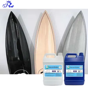 Hard Clear Epoxy Resin for Fiberglass, Carbon Fiber Reinforce for Surfboard