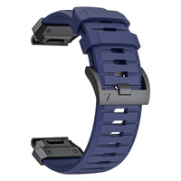 Nouveau modèle de bracelet en caoutchouc fluoré de 22 mm et 26 mm avec boucle à ardillon, design de luxe, pour montres connectées sportives Garmin Fenix 5, 6X, 7X et autres générations
