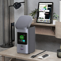بنك طاقة محمول UGREEN Nexode Pro بقدرة 15 واط وسعة 20000 مللي أمبير في الساعة، شحن سريع USB-C بقوة 100 واط، 4 في 1 مغناطيسي بـ 3 منافذ (2C1A)، شاشة TFT