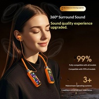 Peluncuran Baru Headset 5.4 Gantung Leher Serbaguna Desain In-ear Bahan Silikon Kontrol Suara Sempurna untuk Olahraga