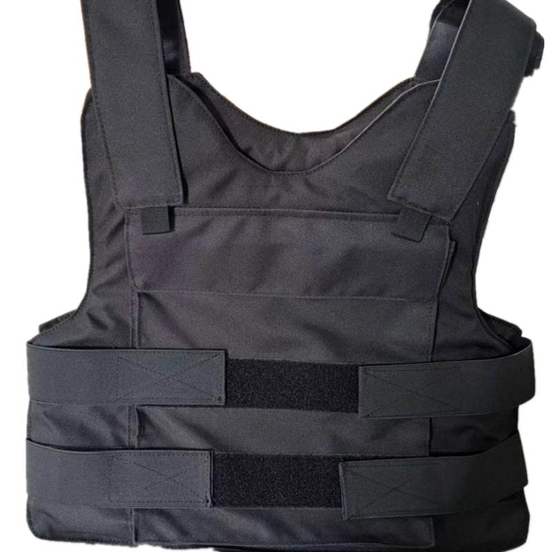 Concealable Tactical Vest in White Black