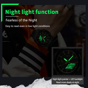 Reloj Electrónico SANDA 3360, Reloj Deportivo Multifuncional de Doble Pantalla en Oferta, Reloj de Pulsera Luminoso con Alarma y Resistente al Agua - Product Image 5