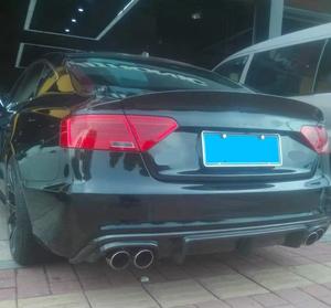 Diffuseur de pare-chocs arrière en fibre de carbone véritable pour <span class=keywords><strong>Audi</strong></span> A5 <span class=keywords><strong>S5</strong></span> B8.5 2012 2013 2014 <span class=keywords><strong>2015</strong></span> 2016, <span class=keywords><strong>prix</strong></span> d'usine - Product Image 5