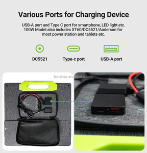 200 <span class=keywords><strong>W</strong></span>át xách tay <span class=keywords><strong>panel</strong></span> năng lượng mặt trời cho nhà máy điện & DC thiết bị 200 Watt 23% hiệu quả cao có thể gập lại năng lượng mặt trời sạc Bảng điều khiển - Product Image 4