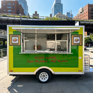 Food Truck Mobile per Caffè e Cibo con Cucina Completa in Vendita per Festival Musicali ed <span class=keywords><strong>Eventi</strong></span> Pubblici - Product Image 1