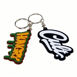Eco-friendly Cheap No Minimum Custom 2d 3d Custom Shaped Words Print Epoxy Soft Pvc Keychain - Product Image 1