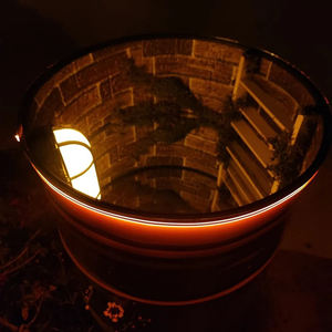 وصل حديثا تخفيضات كبيرة تصميم برميل طاولة بار ارتفاع شعار مخصص مرآة اللانهاية ملهى ليلي حانة أدى تضيء الأثاث - Product Image 3