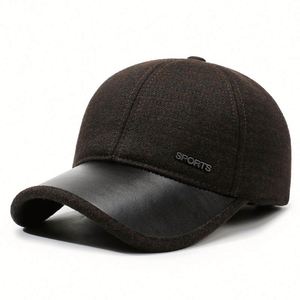 Nouvelle Arrivée 2025 – Casquette de Baseball Épaisse et Chaude en Cuir PU pour Hommes – Idéale pour l'Hiver et les Activités de Plein Air - Product Image 6