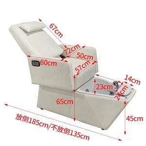 Sillón de Masaje de Pies Multifuncional de Lujo, Reclinable, Eléctrico, Personalizado para Salón de Uñas, Pedicura y Manicura - Product Image 6