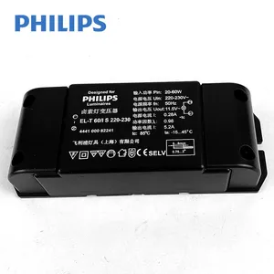 PHILIP-EL-T60 20-60W Halogen Transformer Effective for 12V Halogen Cup Bead, 50HZ 220-230V 0.28A Halogen electronic Transformer