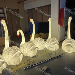 Elegante Schwanen-Lichtskulpturen für Landschaftsparks, Hotels, Resorts, Einkaufszentren und Dekorative Seenattraktionen - Product Image 2