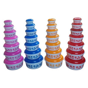 ชุดภาชนะเก็บอาหารและเค้ก 7 ชิ้น ชุดชามกลมมีฝาปิดอเนกประสงค์สำหรับใส่เค้ก ของหวาน และเตรียมอาหาร - Product Image 3