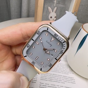 D-03018 mới Kệ đồng hồ vuông Silicone Thể Thao xem ban nhạc lịch mềm da thạch anh xem các nhà sản xuất trực tiếp bán buôn - Product Image 6