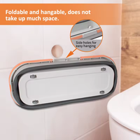 Panier à linge pliable multifonctionnel, baignoire pliable pour petits chiens, évier portable avec poignées, rangement sécurisé pour les voyages
