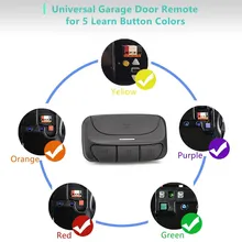 2022 New Trend Custom Compatible remote control 390mhz garage door opener remote