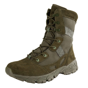 2020 migliori scarpe da combattimento da uomo stivali tattici in tessuto di cotone PU scarpe invernali per gli uomini in gomma a maglia solida scarpe impermeabili 1 paio - Product Image 6