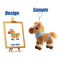 Shengye Usine Personnalisée 8cm 10cm 12cm 15cm Désert Chameau En Peluche Porte-clés Animal En Peluche Porte-clés Sac Charme Pendentif Porte-clés Poupée