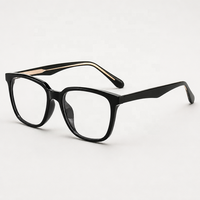 Lunettes décontractées rectangulaires en acétate pour adultes unisexes, montures optiques sportives en TR90, logo personnalisé, faible MOQ, réponse rapide