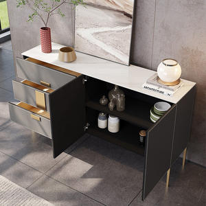 Modern Wood Dining Room & Living Room <b>Sideboard</b> Cabinet with Storage Customizable Size & Color - Product Image 4