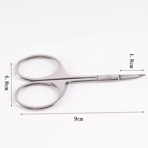Ciseaux à sourcils sourcils nez cheveux <span class=keywords><strong>pince</strong></span> à sourcils tondeuse beauté cils maquillage ciseaux cuticule ongles ciseaux - Product Image 6