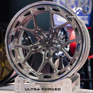 Smalto profondo per piatti oro cromato 2 pezzi 3 pezzi ruota forgiata 5x112 5x114.3 15-24 pollici cerchi forgiati in lega di alluminio per BMW porsche - Product Image 5