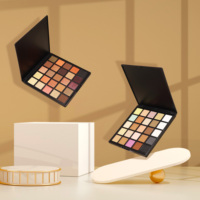 Palette d'ombres à paupières mates de marque privée en gros 25 couleurs nues imperméables et minérales pour les cosmétiques naturels de teint de peau moyen