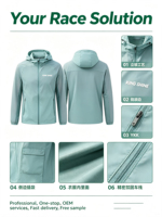 Veste de sport pour homme à prix d'usine, veste imperméable, veste de cyclisme, veste coupe-vent pour homme, veste de course en polyester