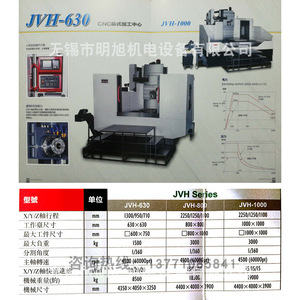 เครื่องจักรกลึงแนวนอน Jvh-630 ขนาด 1300x950x710 มม. รับน้ำหนักได้ 1500 กก. สำหรับงานแปรรูปฮาร์ดแวร์ - Product Image 1