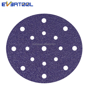 EVERTOOL Disque abrasif multi-perforé en céramique violette, disque de ponçage auto-agrippant, disques de ponçage pour l'automobile - Product Image 4
