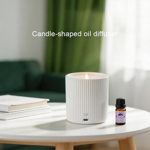 Nouveau produit 2026 : <span class=keywords><strong>Diffuseur</strong></span> d'huiles essentielles à lumière chaude, alimenté par USB, pour chambre, bureau et coffrets cadeaux - Product Image 1