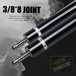 Taco de Billar Profesional de Fibra de Carbono Taidi con Punta de 12.5mm y Eje de Baja Deflexión, con Extensión - Product Image 4