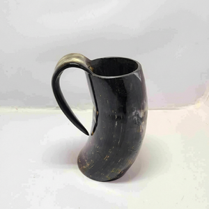 Taza de Cuerno de Búfalo Premium, Taza Tradicional para Beber, para el Mercado Mayorista, Taza de Cuerno de Búfalo Personalizable para Bares y Restaurantes - Product Image 1