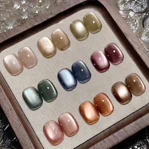 AILANUO Esmalte de Uñas en Gel UV Efecto Ojo de Gato Nube Marina de 9 Colores 15ml Magnético Sin BPA Sin HEMA Suministros para Uñas de Gel Neón OEM ODM - Product Image 2