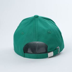 Casquettes de baseball vertes en coton de haute qualité à 6 panneaux de la marque Outdoors Fashion avec logo brodé plat, casquette de baseball personnalisable - Product Image 5