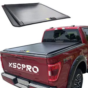 KSCPRO Beliebte manuelle einziehbare LKW-Ladefläche Persenning Rollladen Pickup Abdeckung für Toyota Tundra 2014-2023
