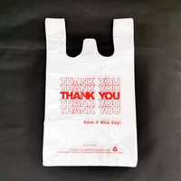 Sacs en plastique biodégradables et recyclables en gros pour T-shirts, sacs fourre-tout jetables perforés pour snacks, les plus vendus pour supermarchés (petits formats)