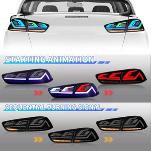 ไฟท้ายรถยนต์ Lancer ปี 2008-2018 แบบ RGB พร้อมไฟตัดหมอก DRL ไฟเบรก ไฟเลี้ยว แบบเสียบใช้งานได้ทันที อุปกรณ์ตกแต่งรถยนต์สำหรับมิตซูบิชิ - Product Image 3