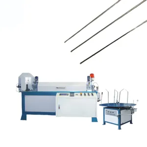 Auto parts steel tube pipe wire straightening and cutting machine