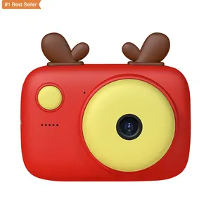 800mAh CE милые 2,4 дюймовые конфеты 1080p видео фото наклейка камера для детей реальная камера мультфильм камера для детей