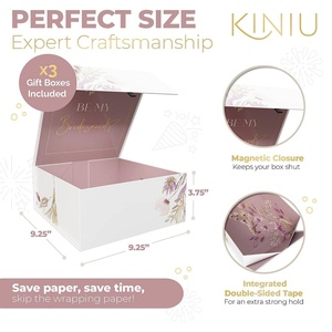 Custom Design Wholesale Printing <b>Paper</b> Boxes Fancy Style Packaging Folding Magnet Gifts Box - Product Image 2