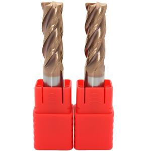 D6x50mm काटने कार्बाइड उपकरण बैल नाक 4 बांसुरी कोने त्रिज्या hrc55 एंड मिल - Product Image 1