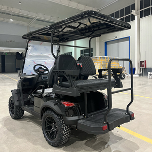 Voiturette de golf électrique professionnelle à 4 places, fabriquée en Chine, certifiée CE, châssis en acier au carbone haute résistance, vitesse maximale de 30 km/h - Product Image 4
