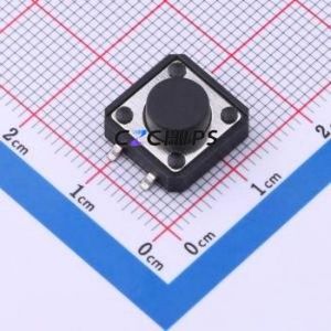 TS-1094S-A5B3-D2 Tactile Switch SMD Switch Single Pole Single Throw Round Button 2.5N Vertical Mount - Product Image 1