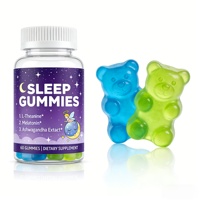 Gommes de soutien au sommeil OEM de Capital OEM, avec Vitamine B6, Ashwagandha, L-Théanine et Huile de graines de chanvre