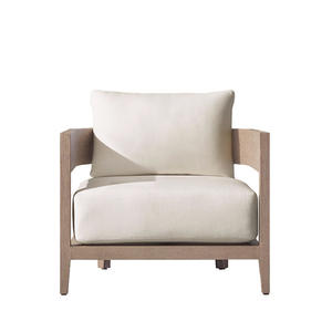 Ensemble table et chaises de jardin en teck pour extérieur, résistant à l'eau, pour villa et cour. - Product Image 2