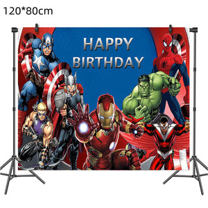 <span class=keywords><strong>Avengers</strong></span> super-héros thème gros spot animation thème fête d'<span class=keywords><strong>anniversaire</strong></span> pour enfants fournitures vaisselle jetable - Product Image 6