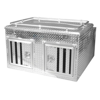 Cage en aluminium robuste, cage pour chien, boîte de transport pour camion