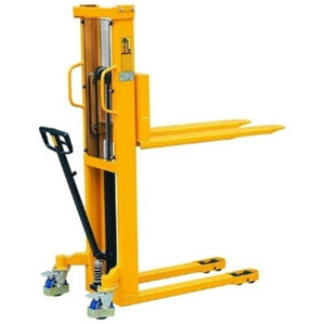 Apilador Manual Hidráulico Industrial con Altura de Horquilla Ajustable, Equipo de Manipulación de Materiales con Ruedas de PU y Nylon de Rodamiento Suave - Product Image 5
