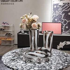 Floreros de Vidrio Color Zebra al por Mayor para Flores, Decoración del Hogar, Lujo - Product Image 2