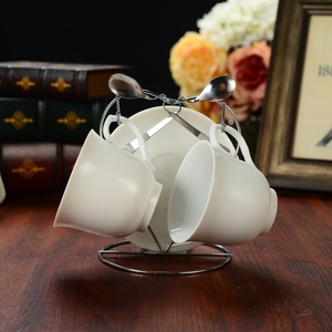 Portabicchieri in Metallo Nero Economico per Hotel <span class=keywords><strong>e</strong></span> Casa, Organizzatore con 2 Ganci, Rastrelliera per <span class=keywords><strong>Tazze</strong></span> <span class=keywords><strong>e</strong></span> <span class=keywords><strong>Piattini</strong></span> per Coppie - Product Image 6